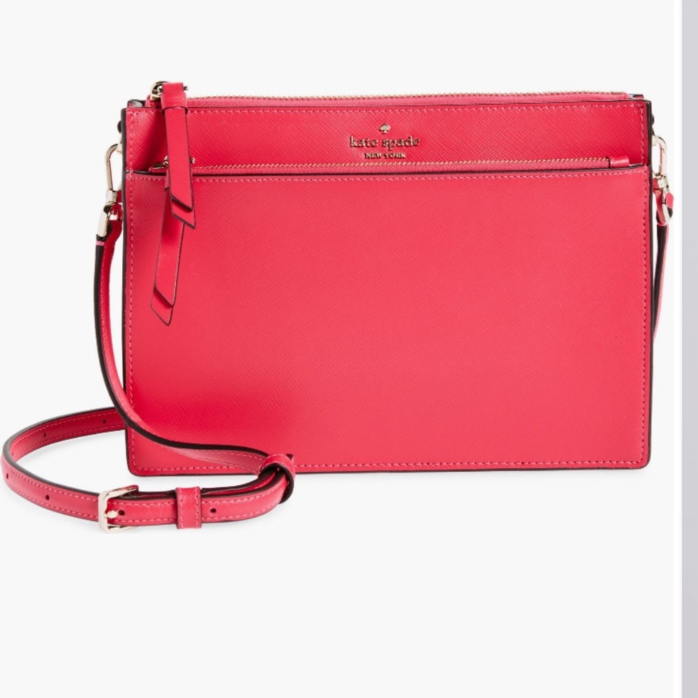 Kate Spade New York Cameron Zip Crossbody Bag Silver Hardware - Picture 8 of 13